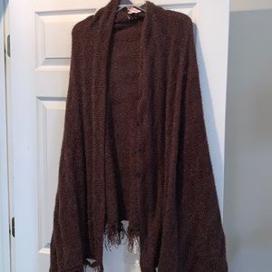 Lularoe Mimi wrap solid brown